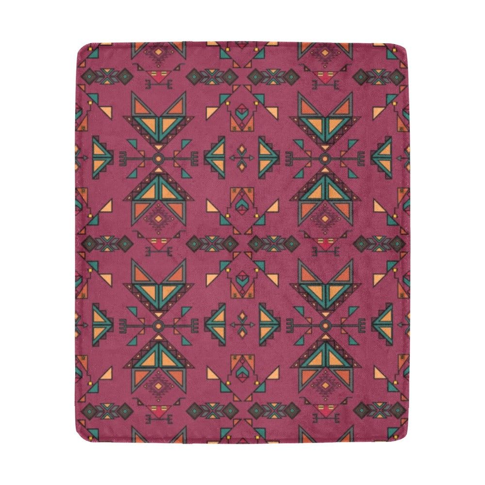Arrow dawn Maroon Ultra-Soft Micro Fleece Blanket 50"x60"