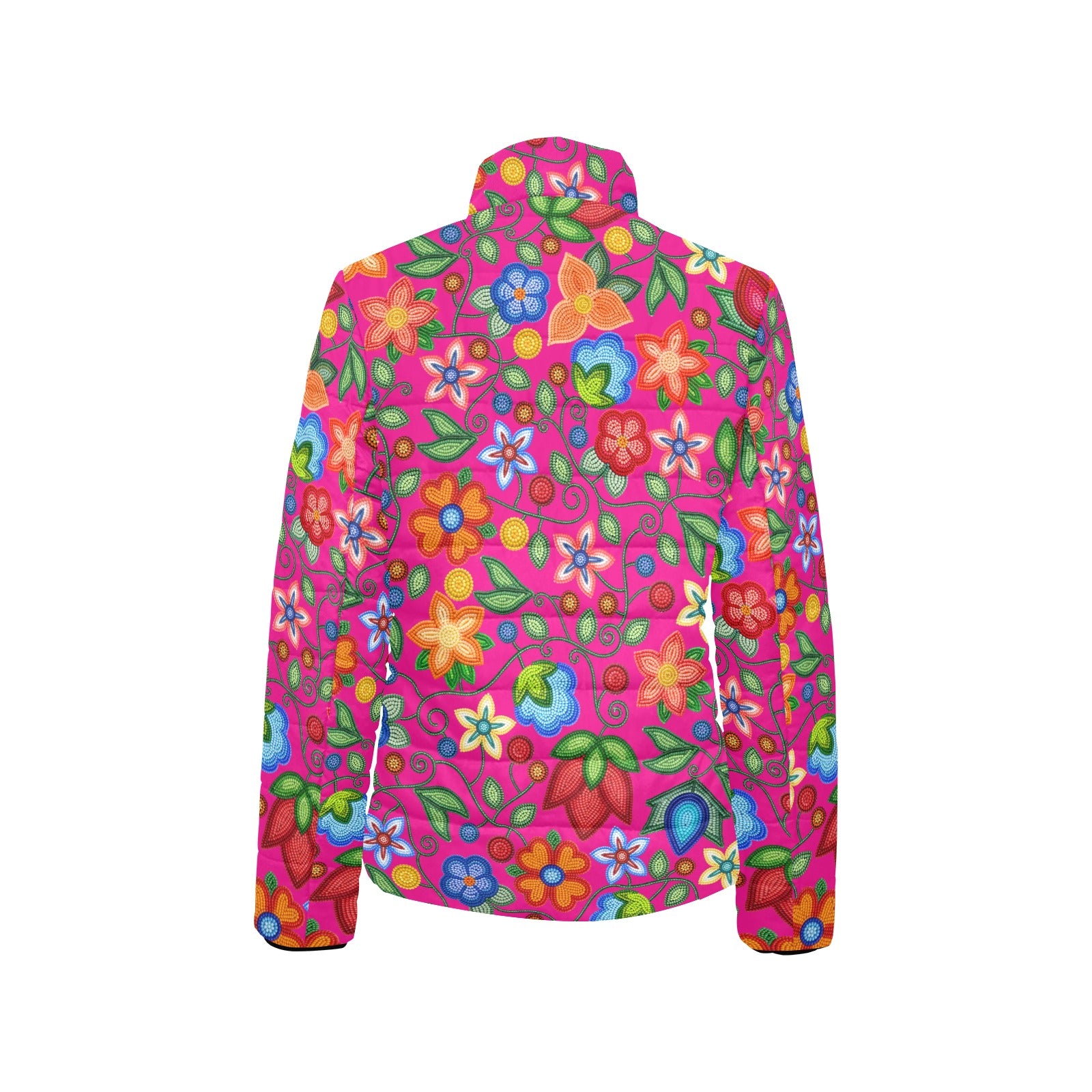 Morning Harmony Pink Women's Stand Collar Padded Jacket