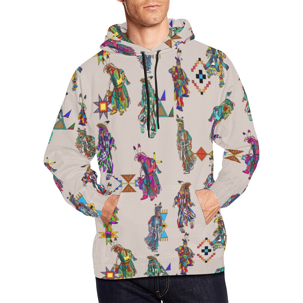 Men's Grass Dancers Muslin Hoodie for Men (USA Size)