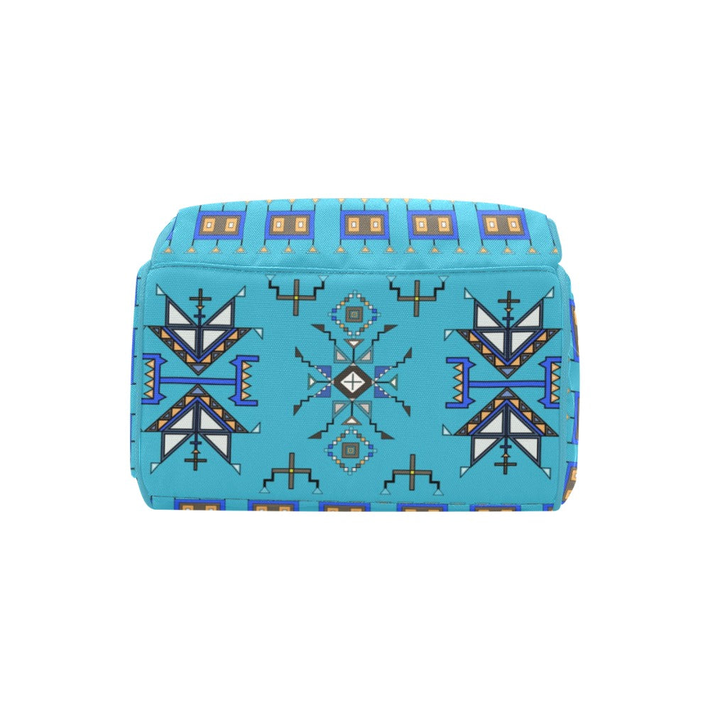 Eagle Strike Blue Multi-Function Diaper Backpack/Diaper Bag