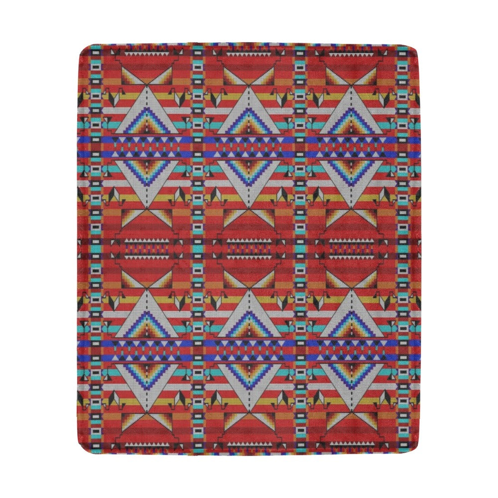 Medicine Blessing Red Ultra-Soft Micro Fleece Blanket 50"x60"