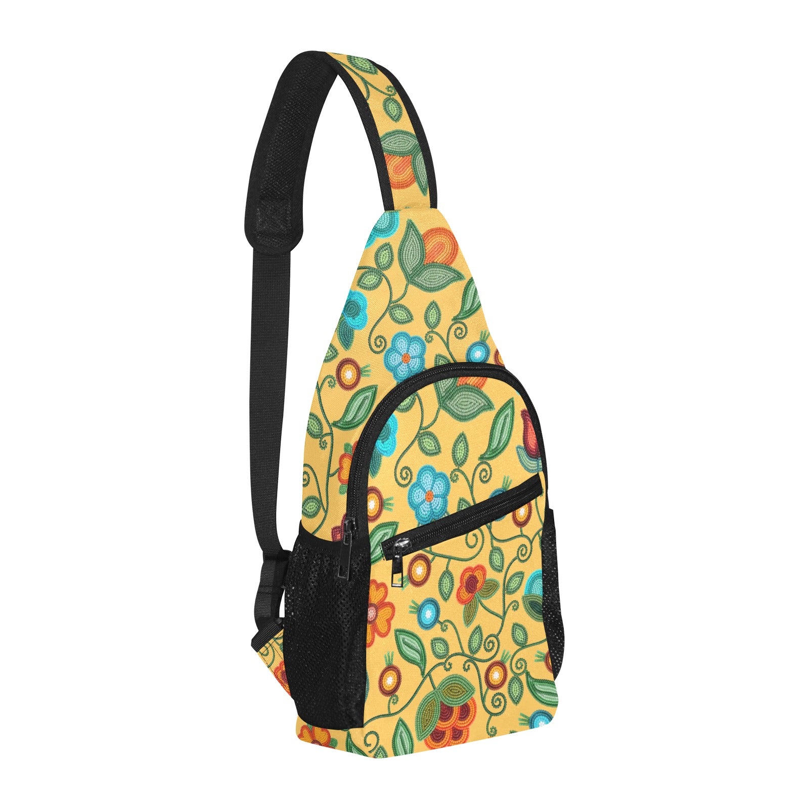 Prairie Fire Petals Honey Chest Bag