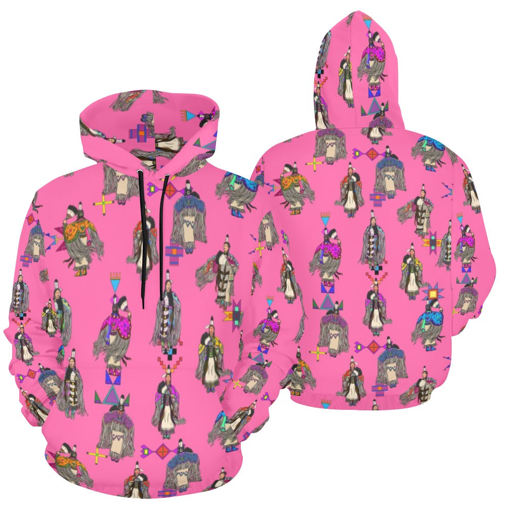 Women's Tradish Dancers Pink Hoodie for Women (USA Size)
