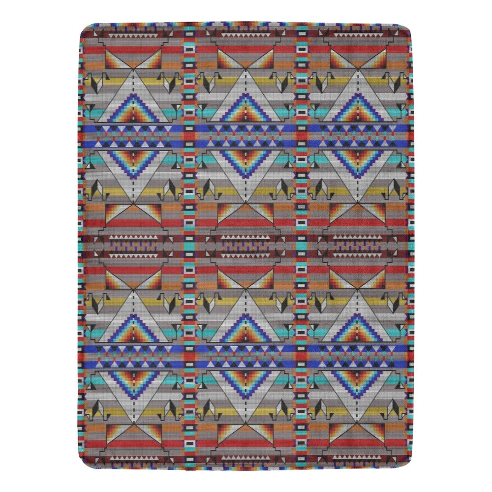 Medicine Blessing Grey Ultra-Soft Micro Fleece Blanket 60"x80"