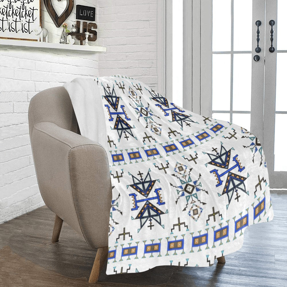 Eagle Strike White Ultra-Soft Micro Fleece Blanket 50"x60"