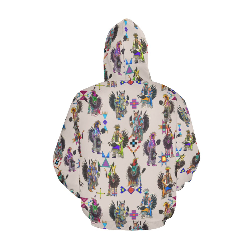 Men's Tradish Dancers Muslin White Hoodie for Men (USA Size)
