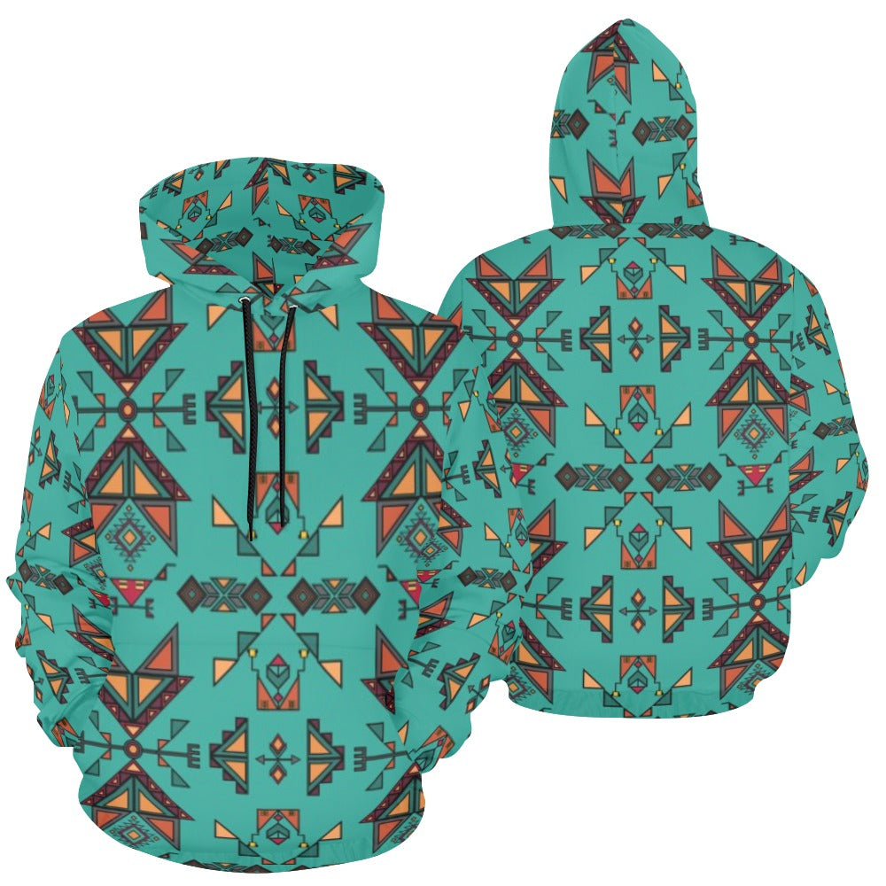 Arrow Dawn Turquoise Hoodie for Men (USA Size)