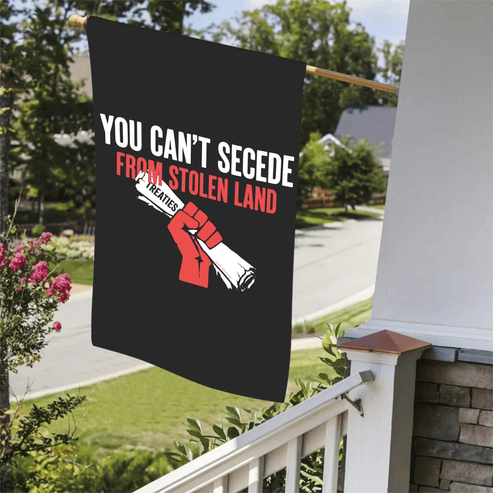 You Can't Secede Garden Flag 36''x60'' (Two Sides Printing)