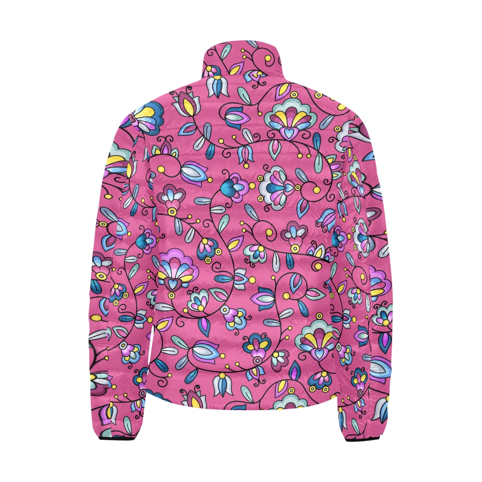 Autumn Bundle Blessing Pink Men's Padded Jacket