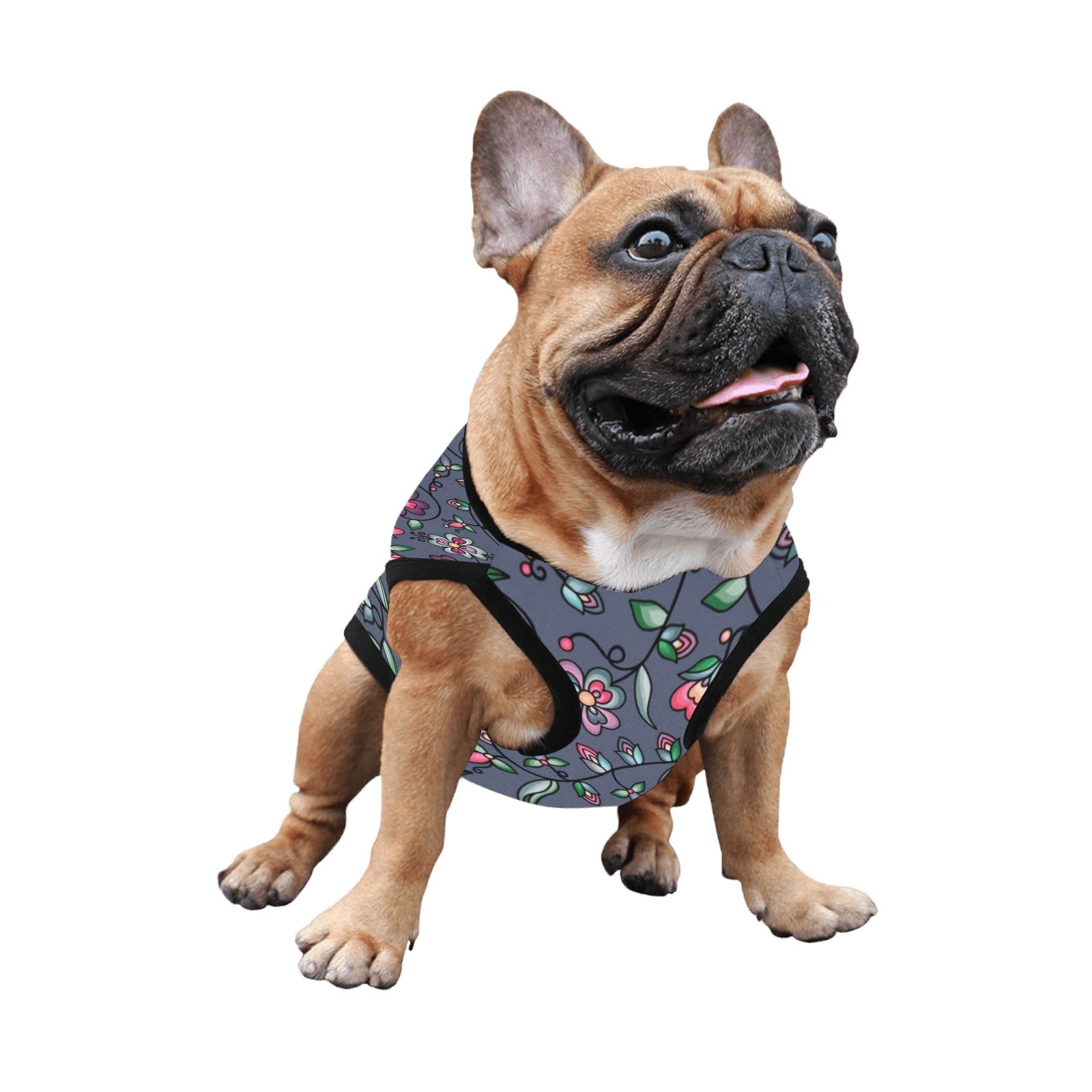 Amber Evening Garland Blue Pet Tank Top