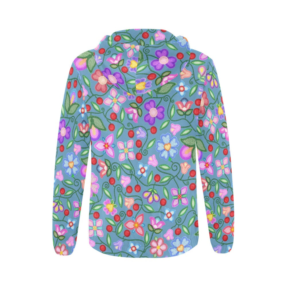 Petal Harmony River Full Zip Hoodie for Women