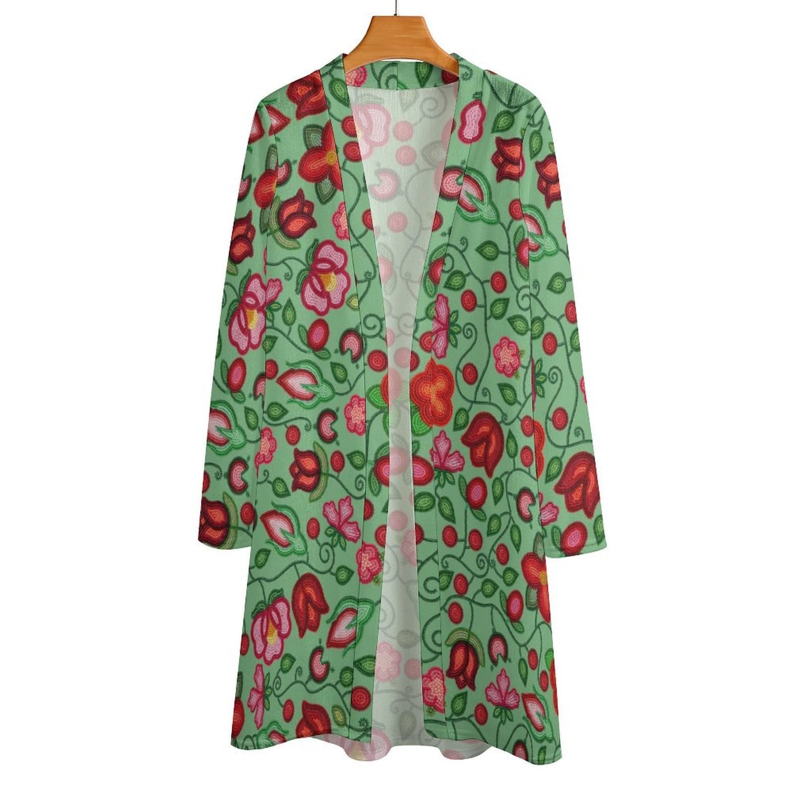Rose Reverie Green Cardigan