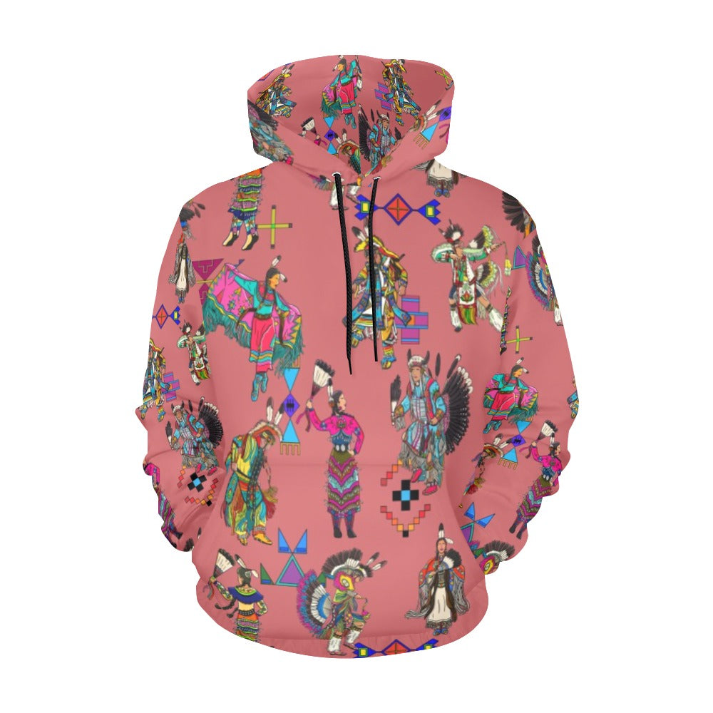 Grand Entry Dancers Terra Cotta Hoodie for Men (USA Size)