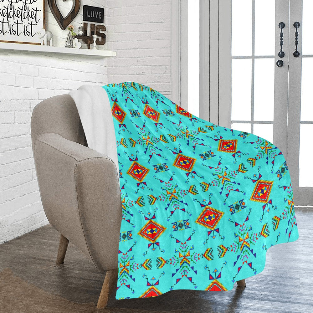 Buffalo Jump Turquoise Ultra-Soft Micro Fleece Blanket 50"x60"