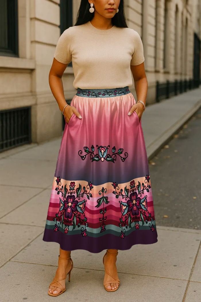 Amber Evening Garland Skirt