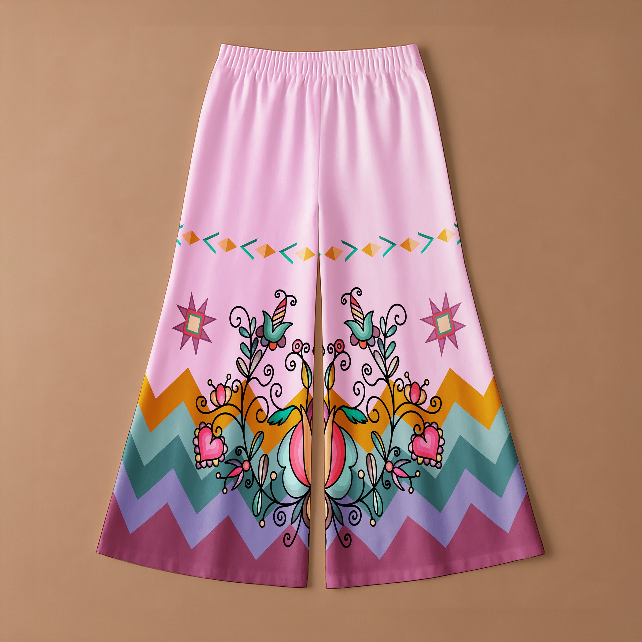 Harvest Hearth Floral Bloom Ribbon Pant