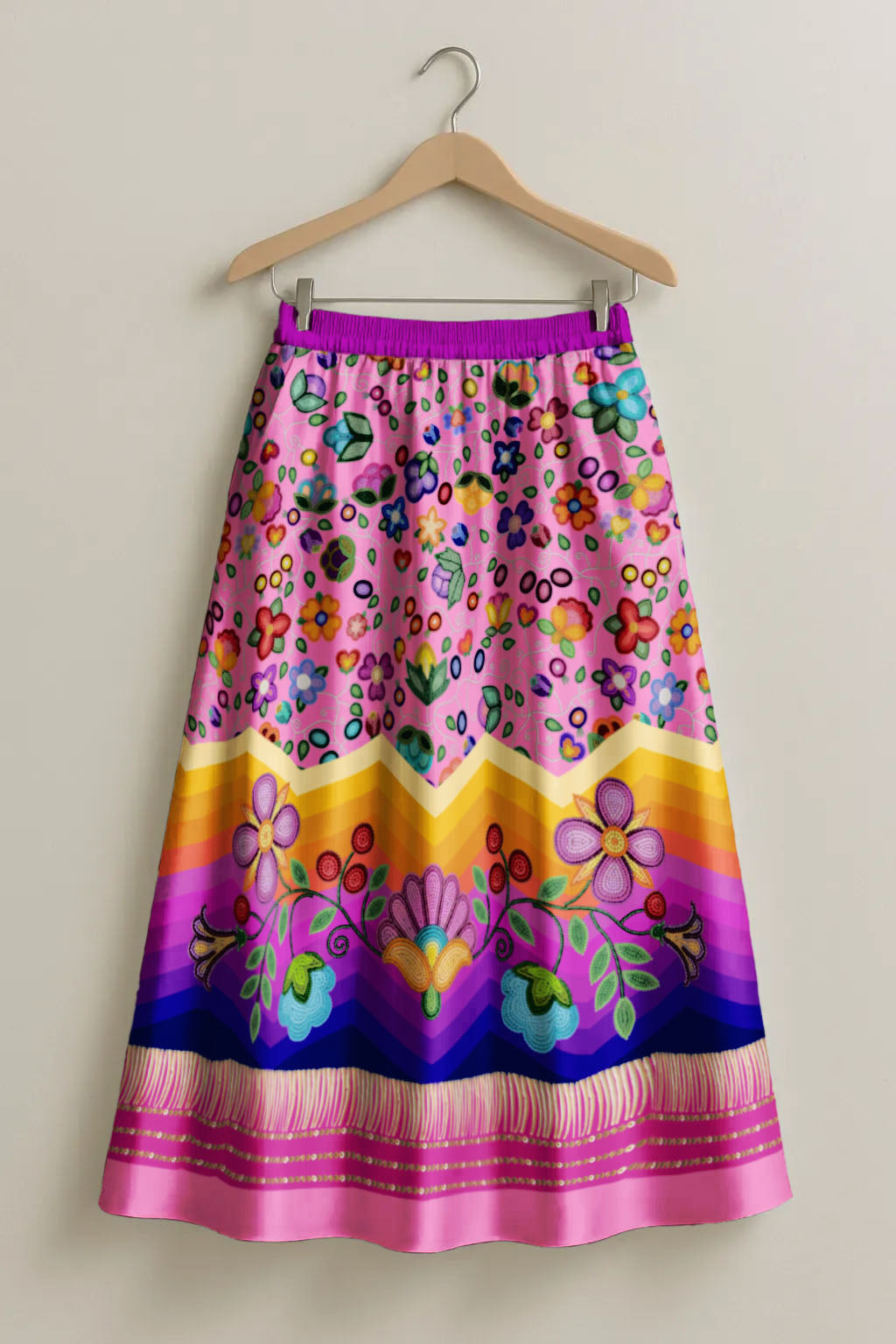 Beaded Offering Pink 3 Skirt