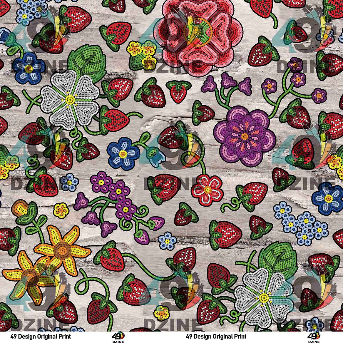 Berry Pop Bright Birch 56 Inch Cotton Poplin Pre Order