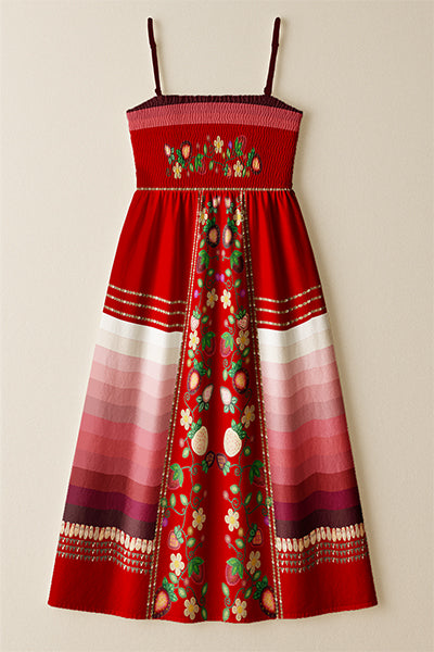 Berry Rites Red 2 Smock Top Dress