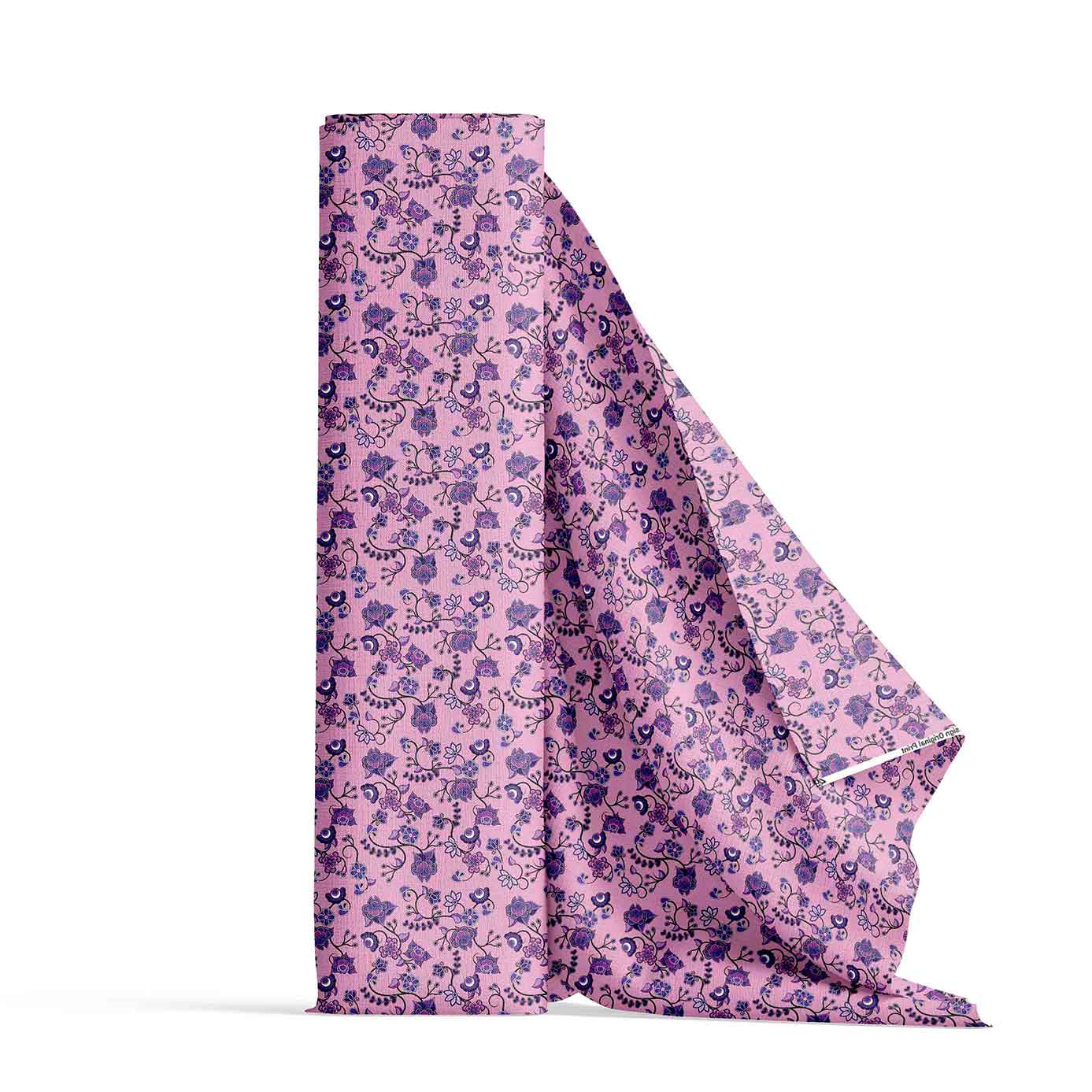 Purple Floral Amour 56 Inch Cotton Poplin Pre Order