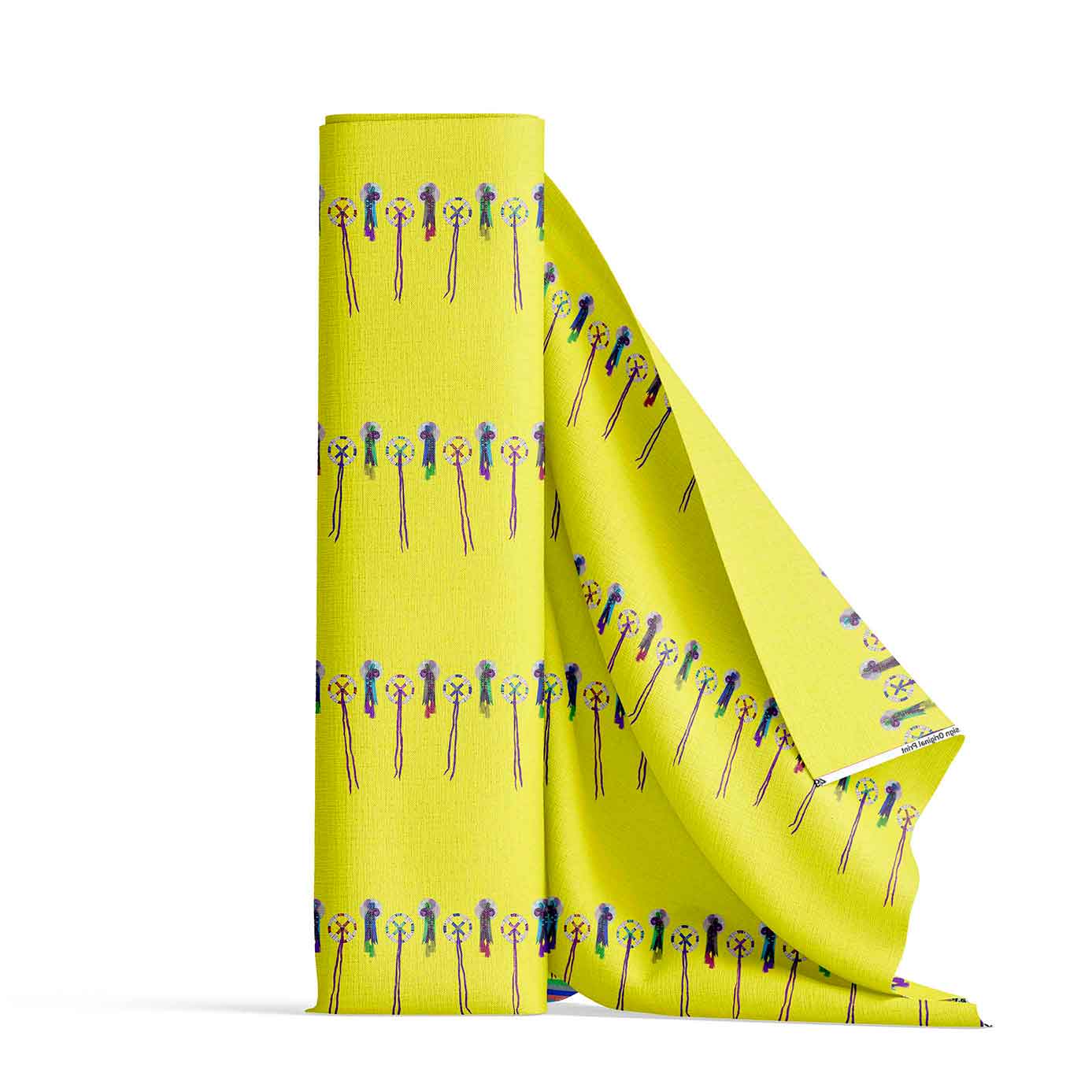 Silk Ribbons and Belles Royal Yellow 56 inch Cotton Poplin Pre Order