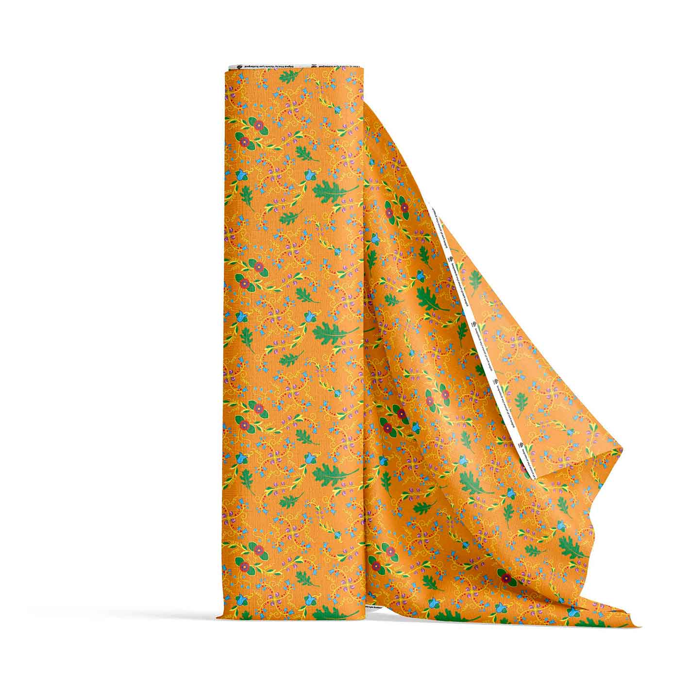 Vine Life Sunshine Satin Fabric By the Yard Pre Order