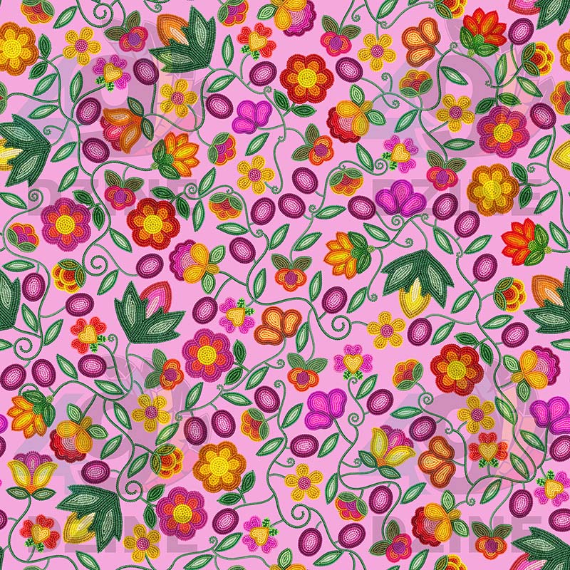 Boreal Bounty Pink 42 Inch Cotton Poplin Pre Order