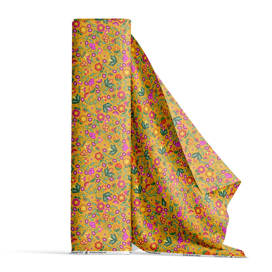 Boreal Bounty Yellow 42 Inch Cotton Poplin Pre Order