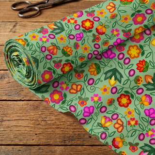 Boreal Bounty Green 42 Inch Cotton Poplin Pre Order