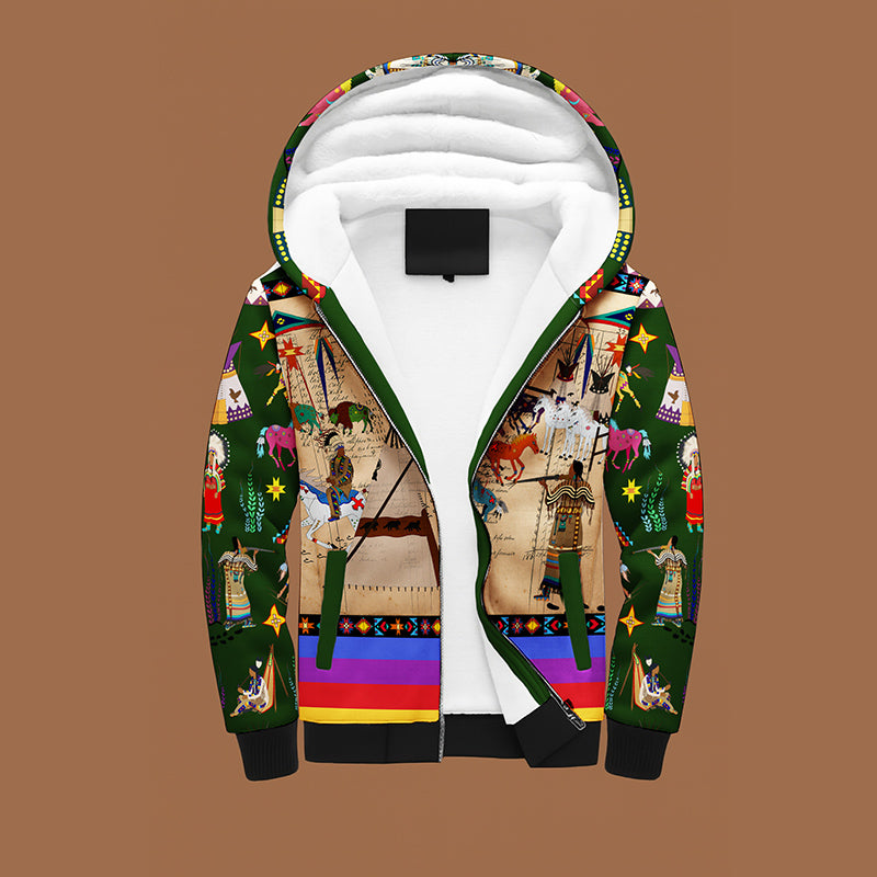 Broken Dowry Forest Men's Sherpa Hoodie