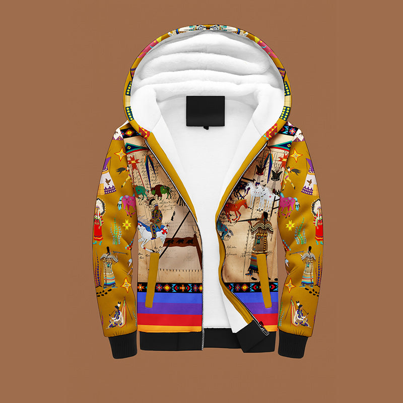 Broken Dowry Toffee Men's Sherpa Hoodie