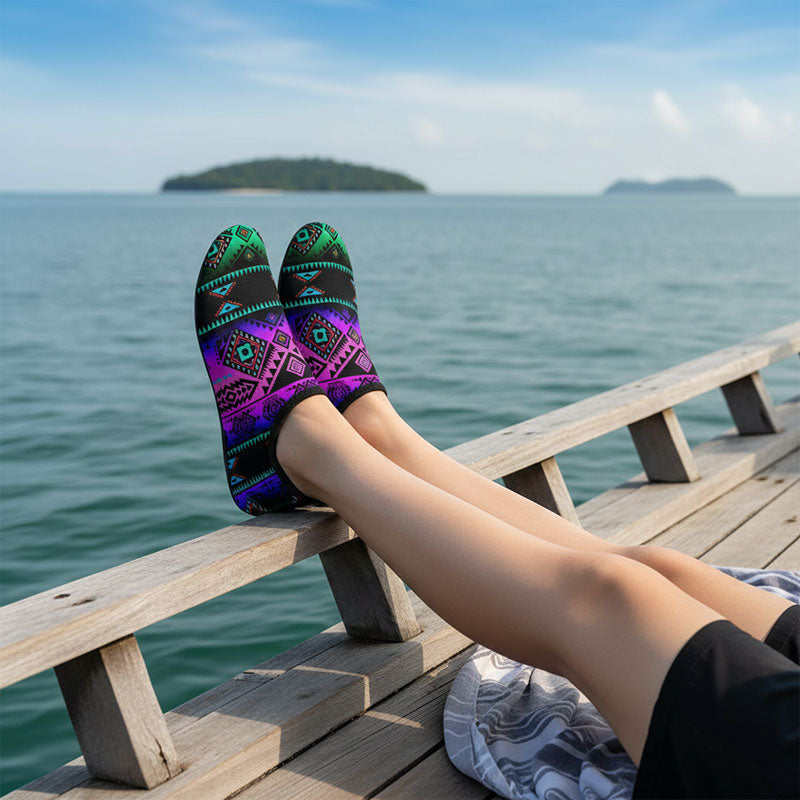 California Coast Sunrise Sockamoccs