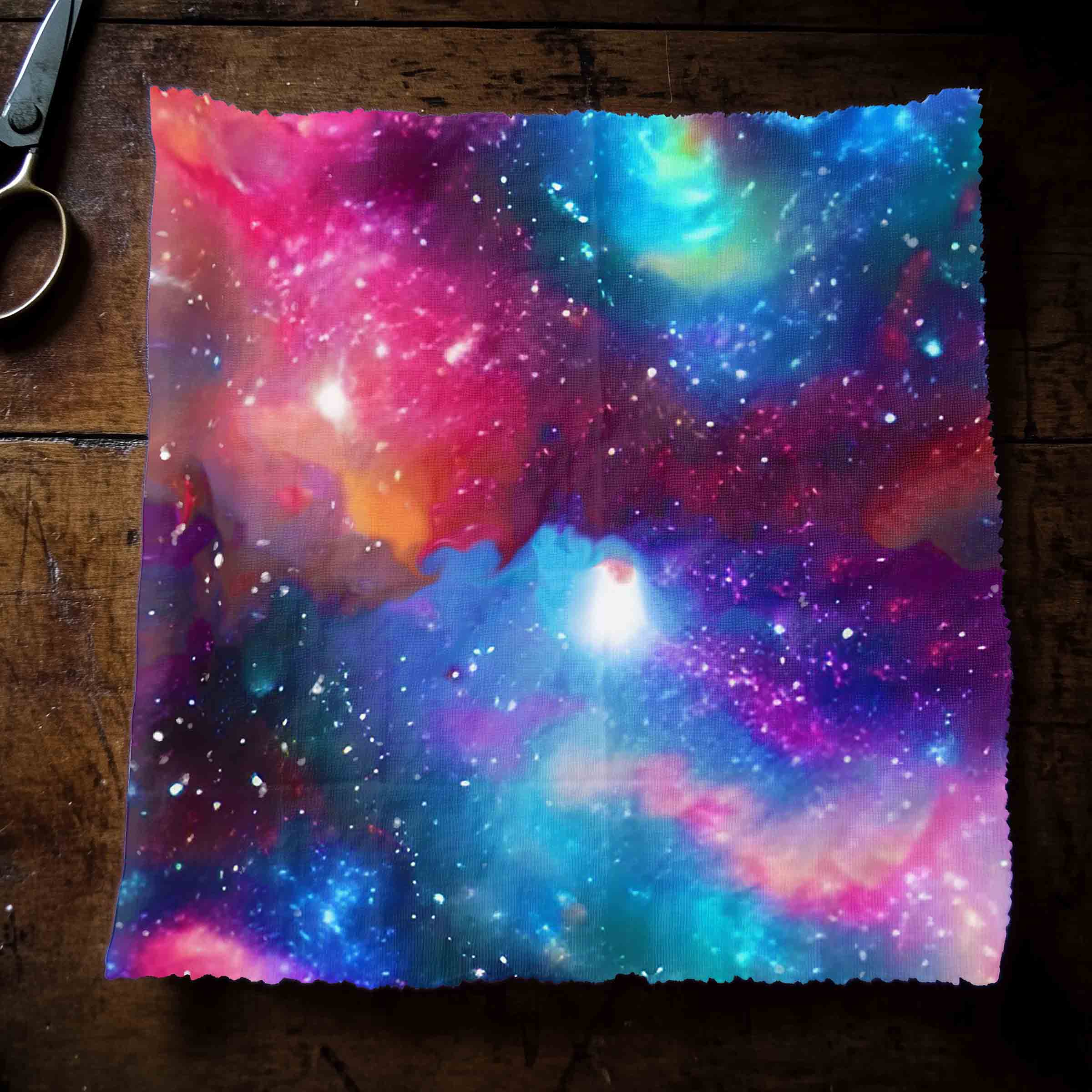 Cosmic Spring Satin Fabric By the Yard Pre Order