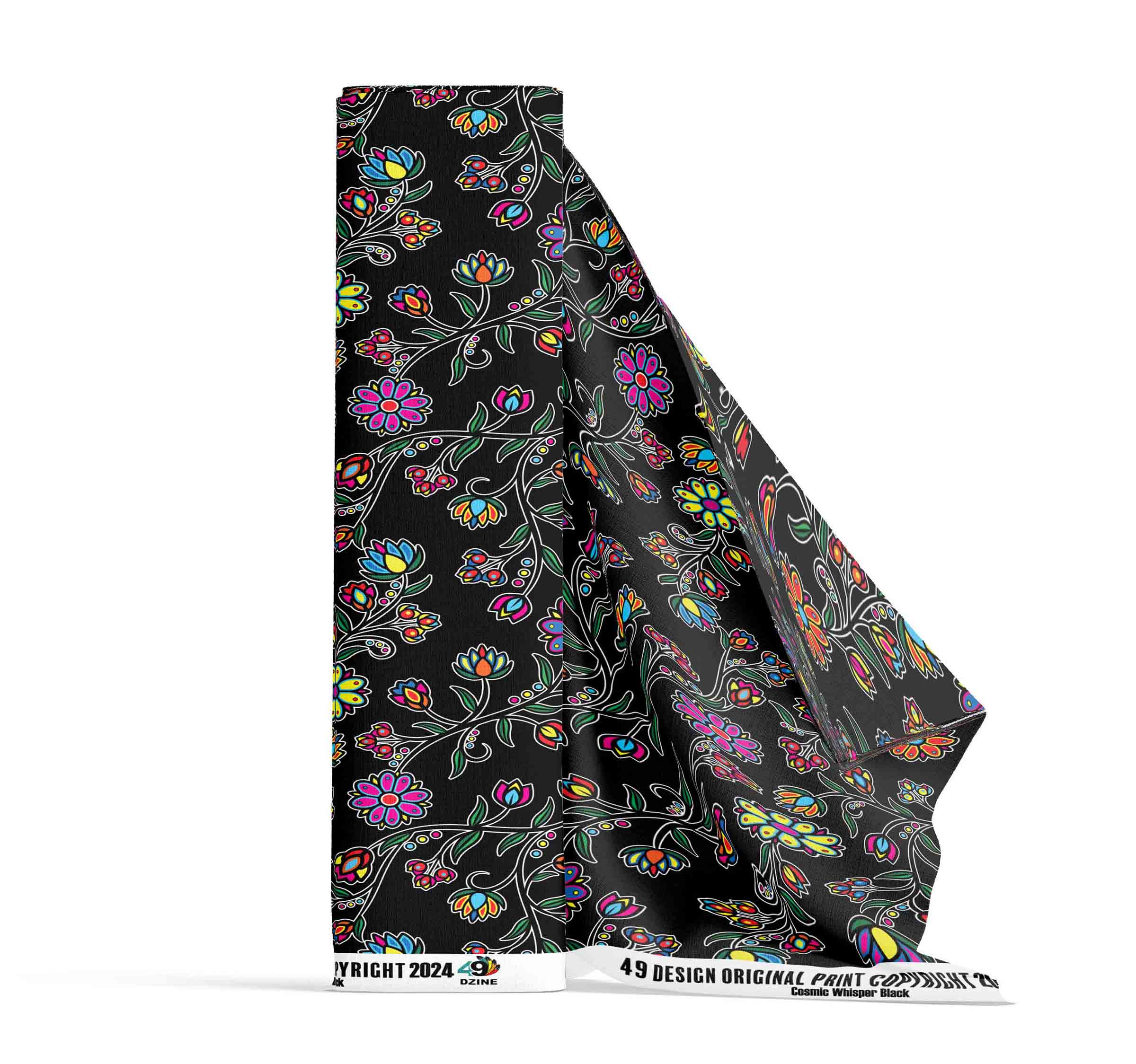 Cosmic Whisper Black 56 Inch Cotton Poplin Pre Order