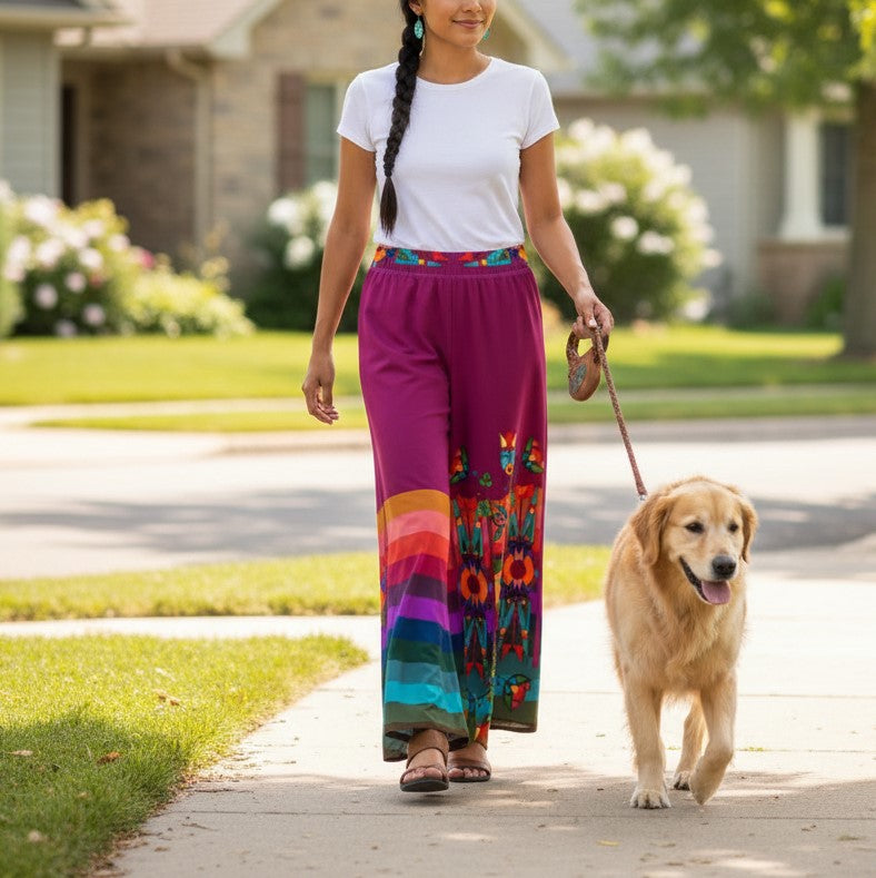 Dancing Shadows Ribbon Pants