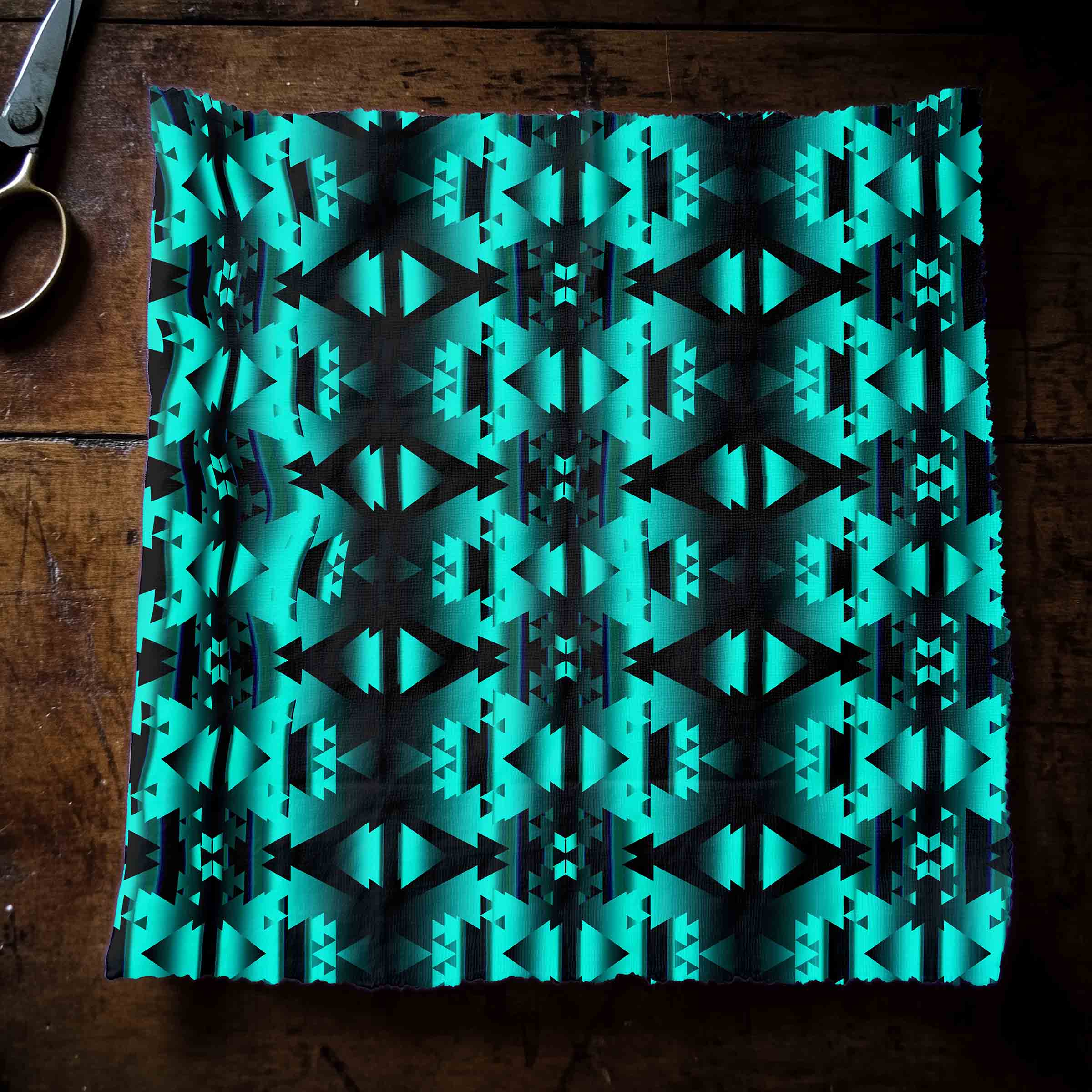 Dark Teal Winter Camp 56 Inch Cotton Poplin Pre Order