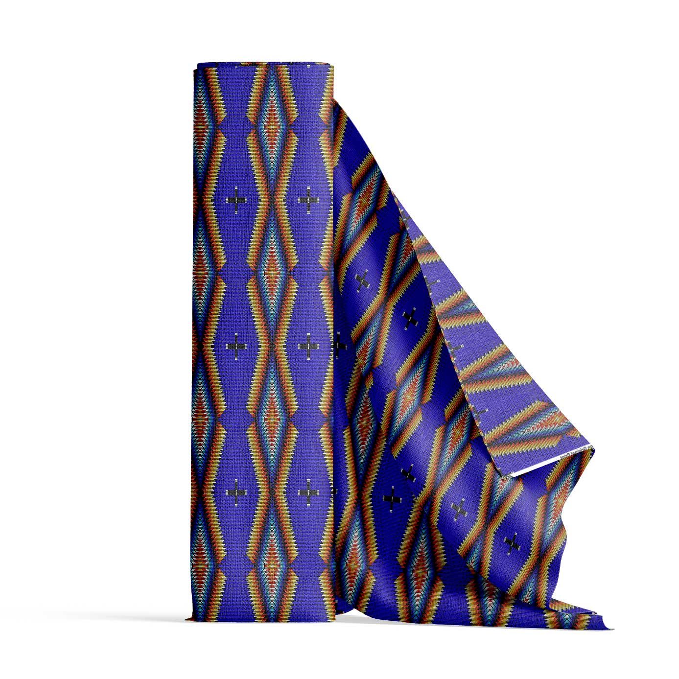 Diamond in the Bluff Blue Satin Fabric By the Yard Pre Order