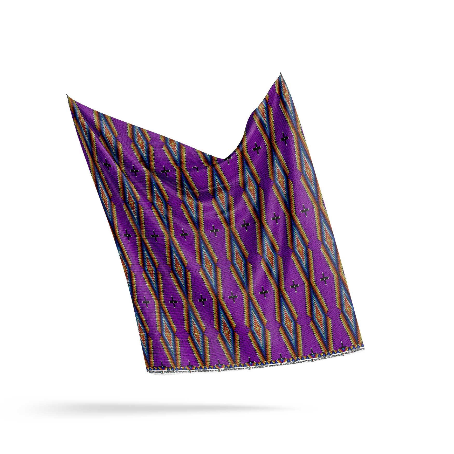 Diamond in the Bluff Purple Satin Fabric By the Yard Pre Order