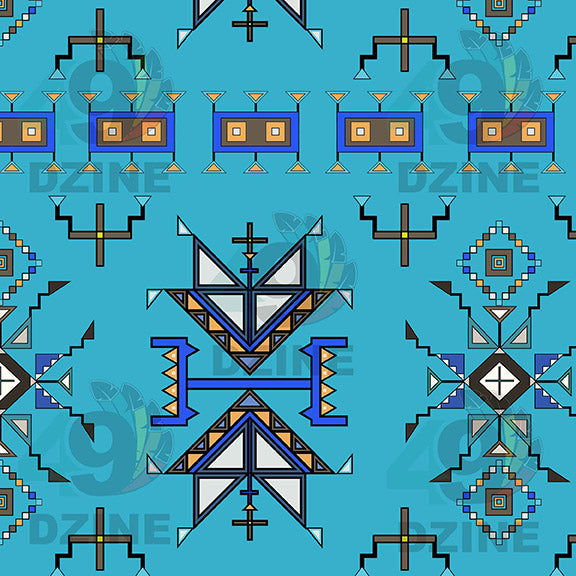 Eagle Strike Blue Satin Fabric By the Yard Pre Order