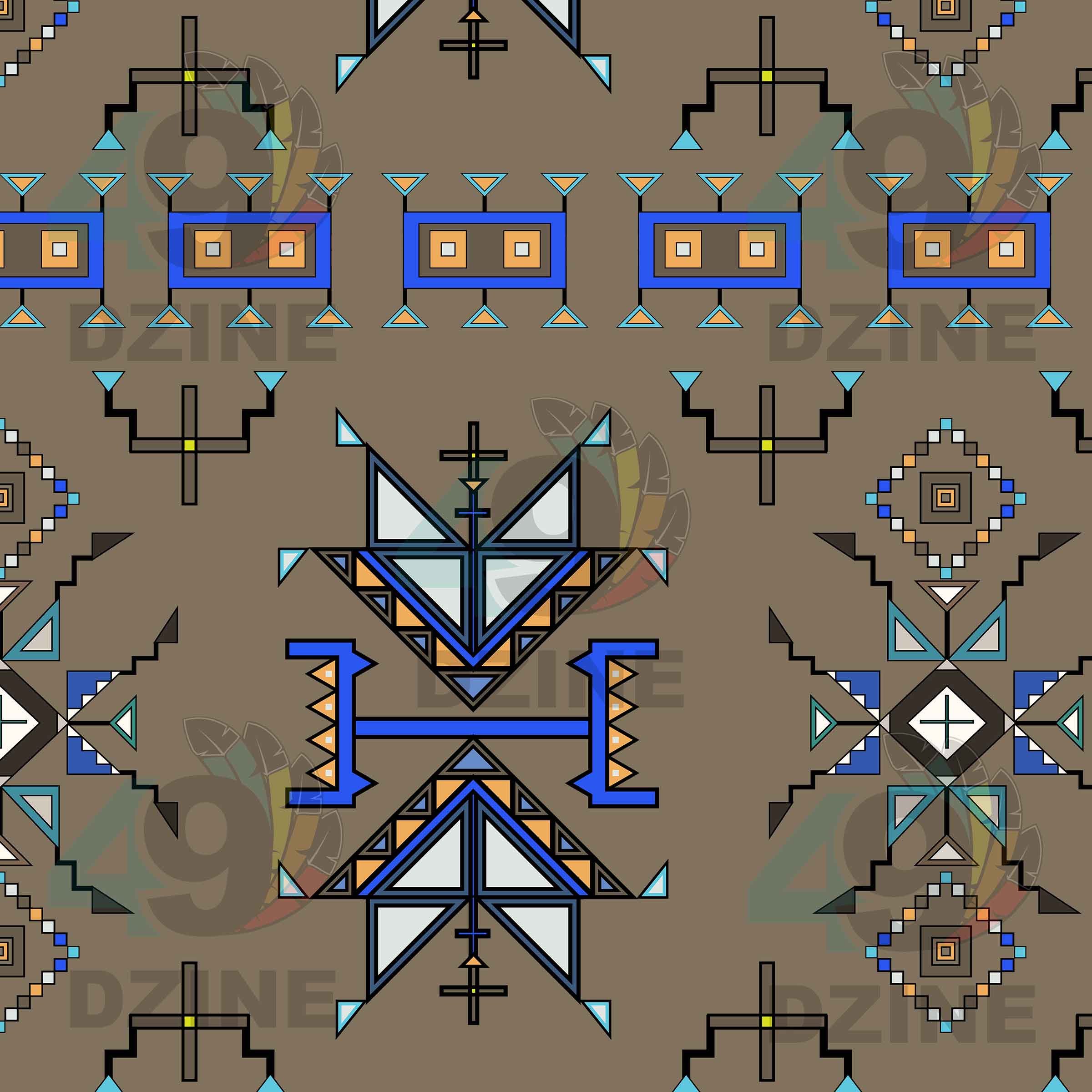 Eagle Strike Brown Satin Fabric By the Yard Pre Order