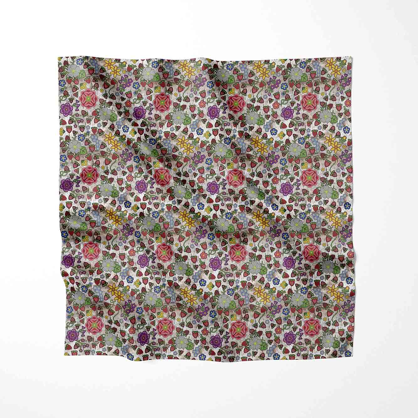 Berry Pop Br Bark Satin Fabric By the Yard Pre Order