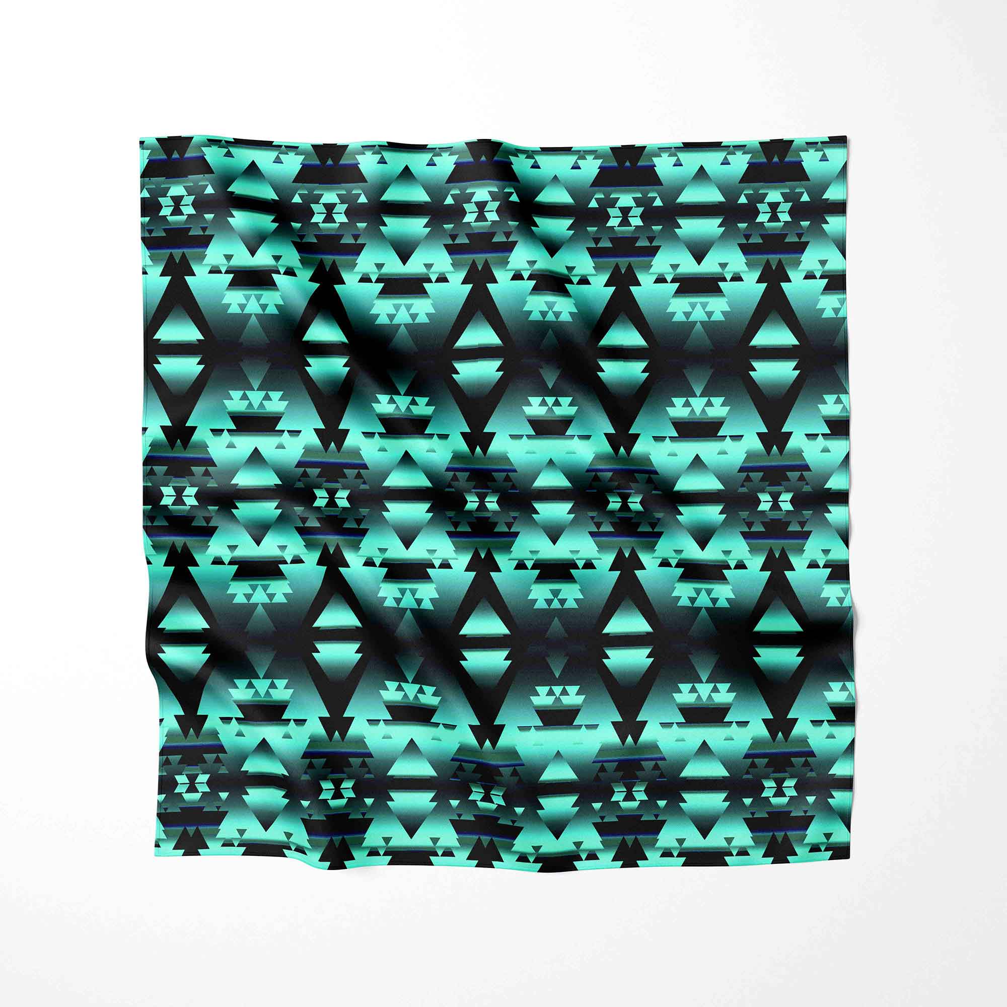 Dark Teal Winter Camp Satin Fabric By the Yard Pre Order