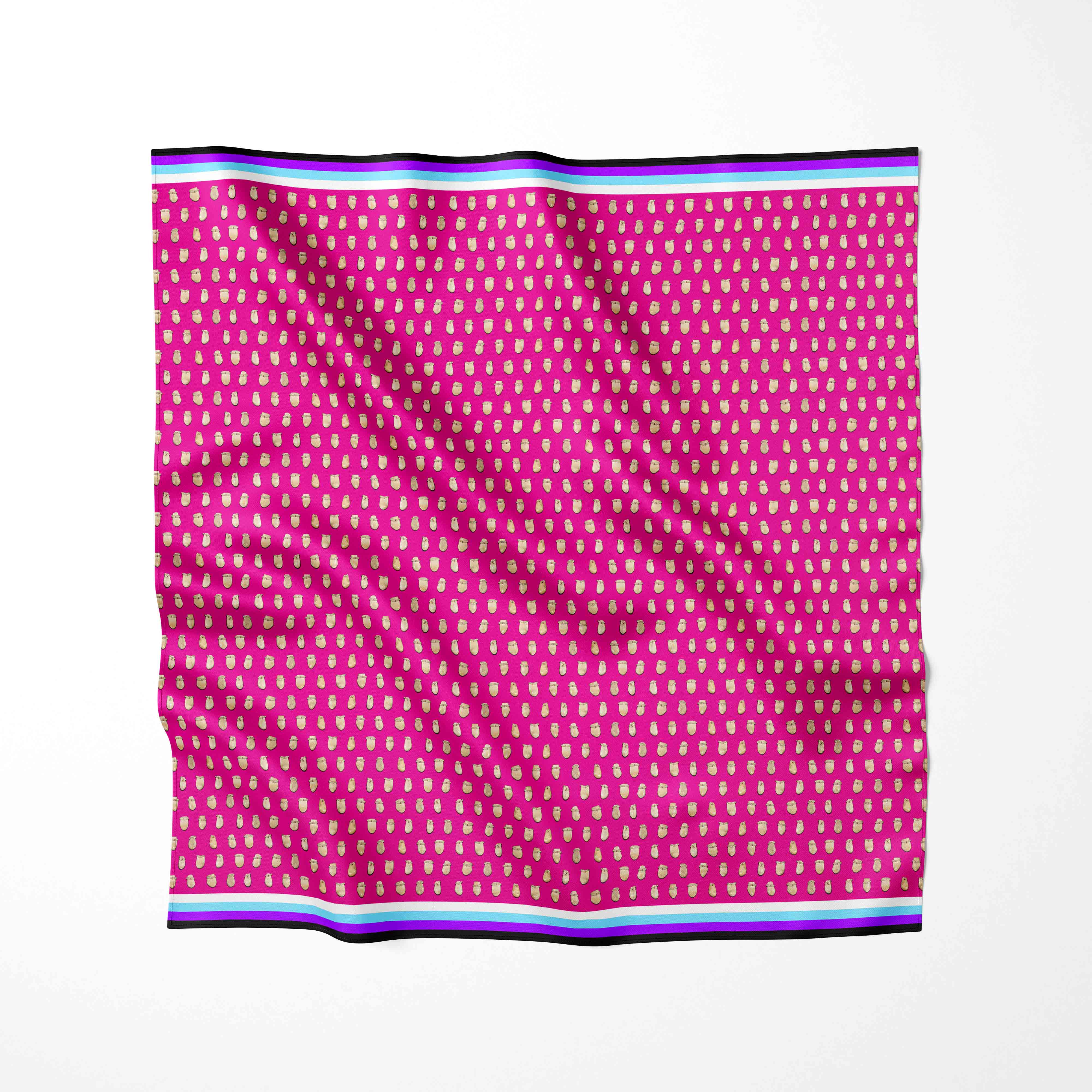 Elk Teeth on Pink 56 Inch Cotton Poplin Pre Order