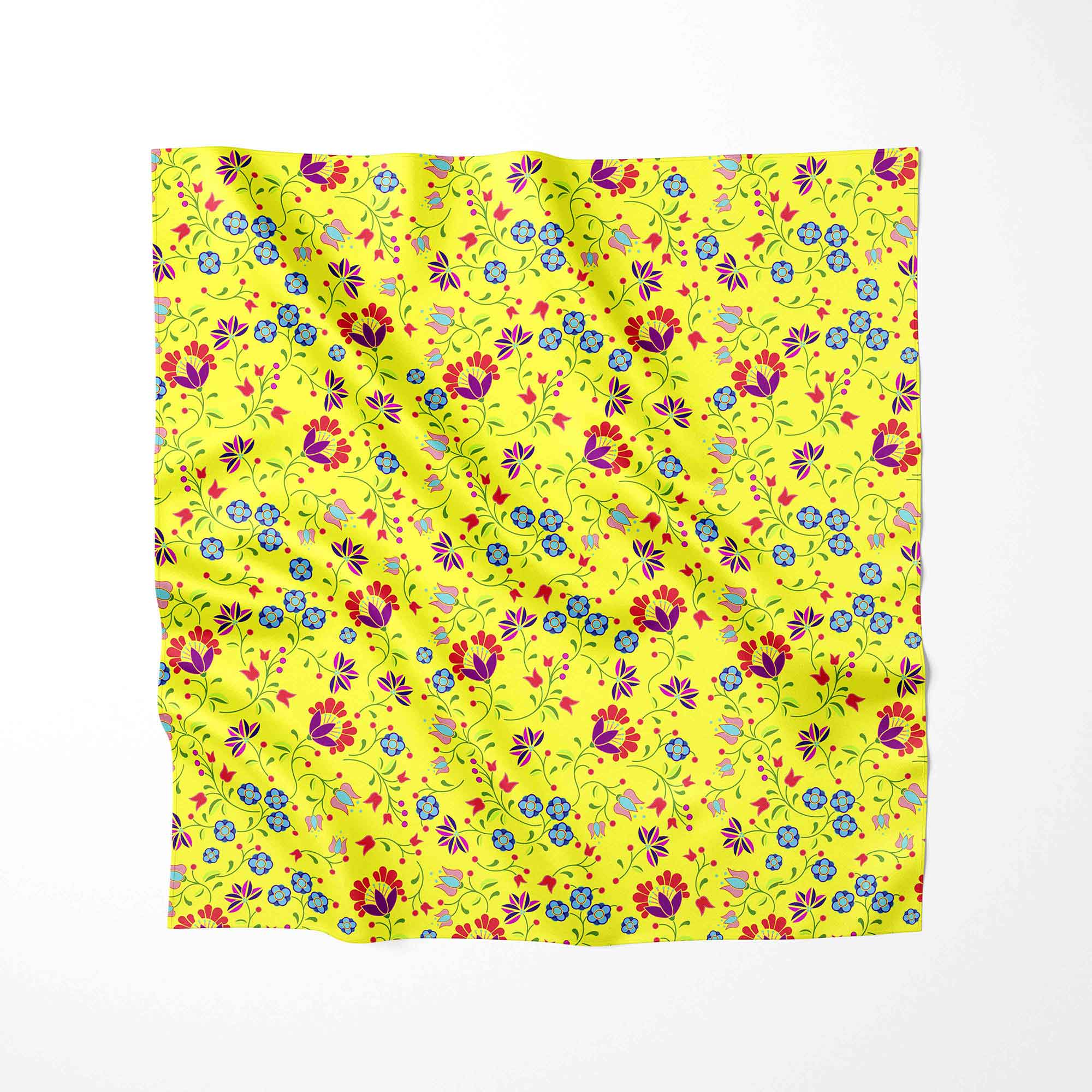 Fleur Indigine Mais Satin Fabric By the Yard Pre Order