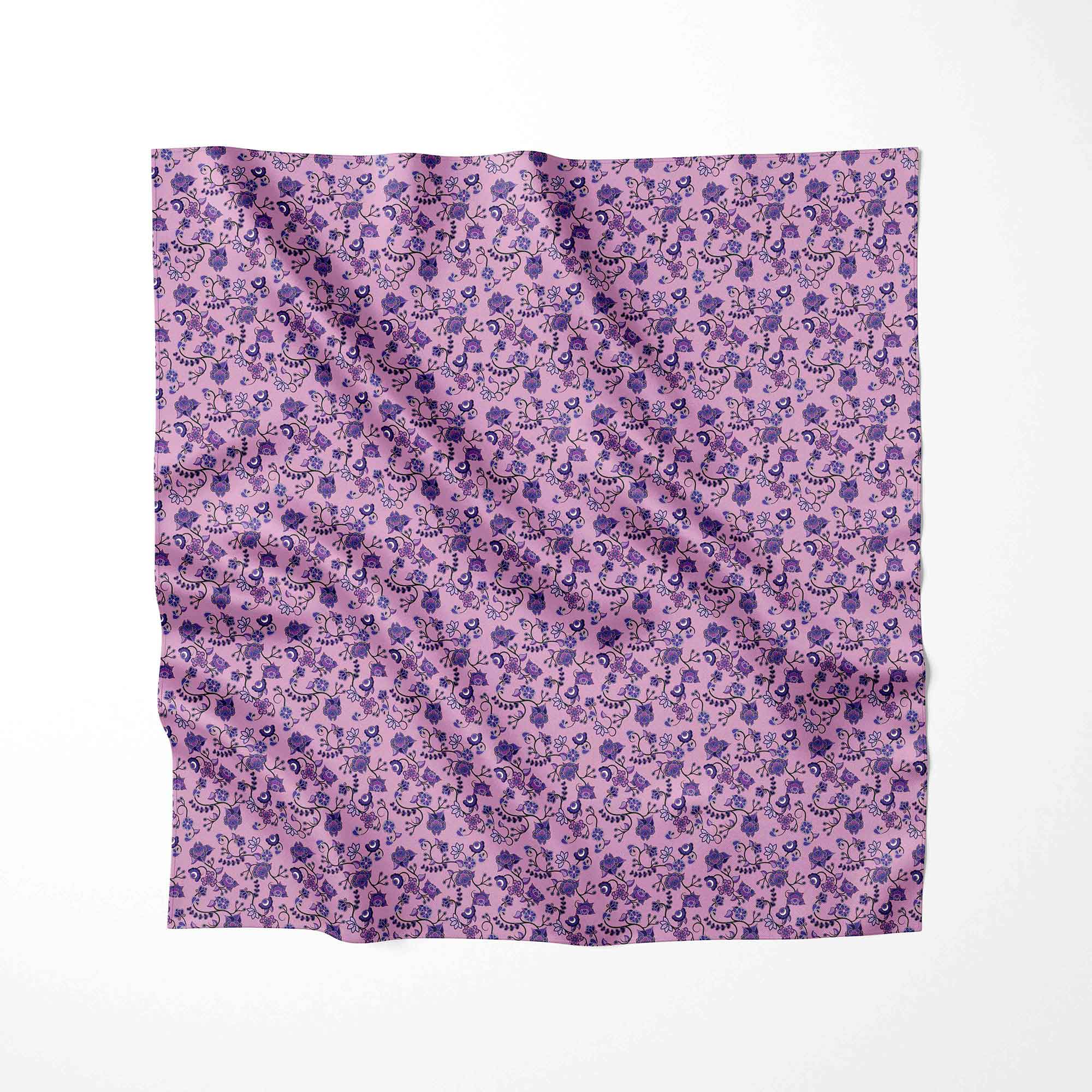 Purple Floral Amour 56 Inch Cotton Poplin Pre Order