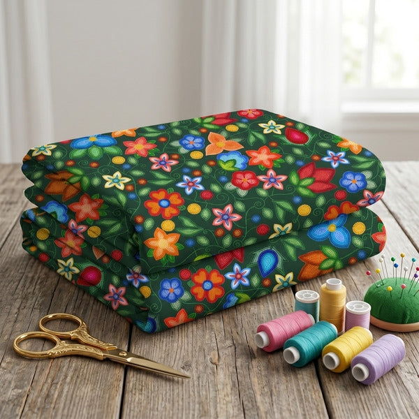 Morning Harmony Forest Satin Fabric By the Yard Pre Order