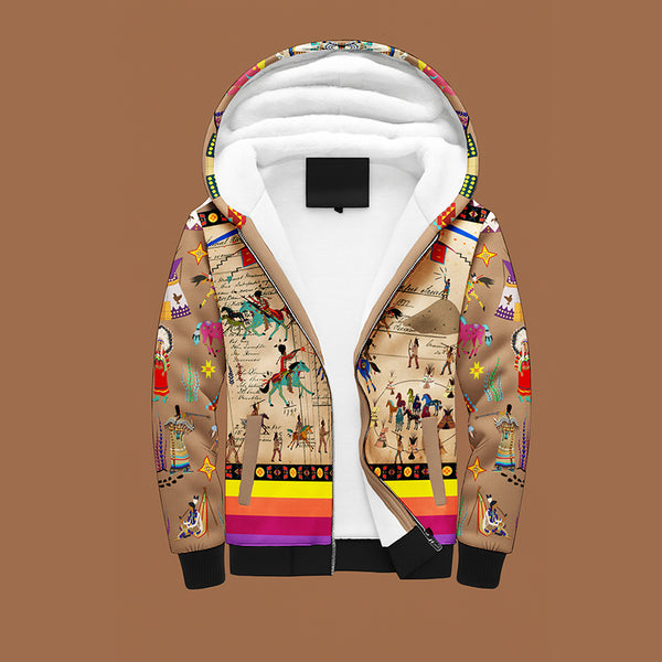 Fierce Alliances Chesnut Sherpa Hoodie