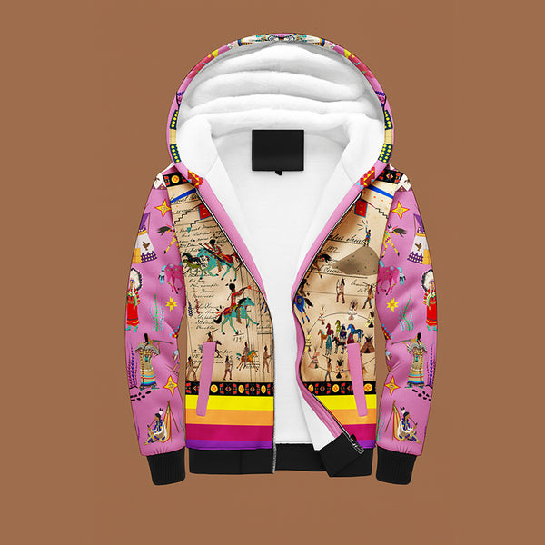 Fierce Alliances Pink Sherpa Hoodie