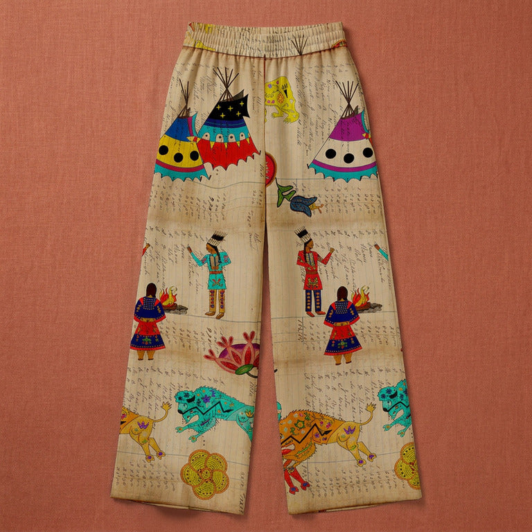 Floral Ledger Way of Life Women's Pants