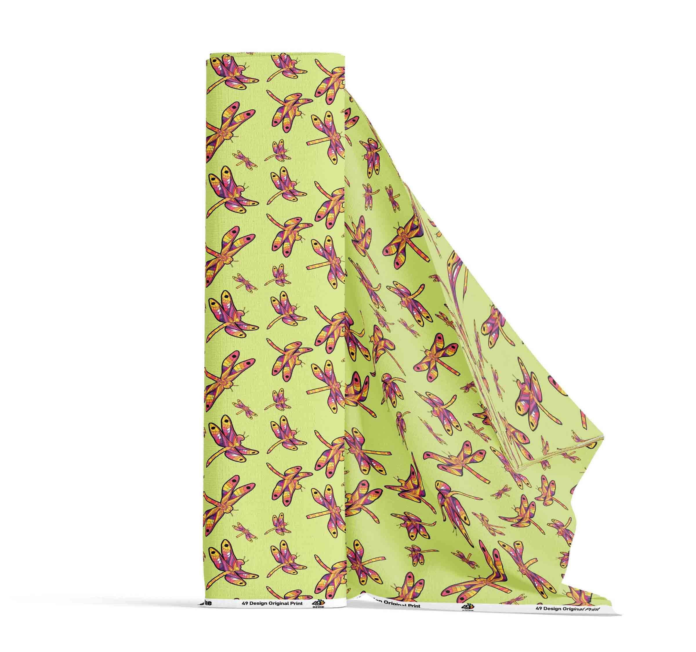 Gathering Lime 56 inch Cotton Poplin Pre Order